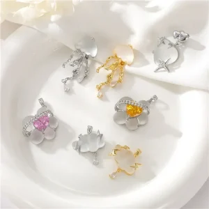 2024 New PopularRoaming Jellyfish Tassel Pendant Matte Metallic Lovely Pendant Wholesale Free Delivery